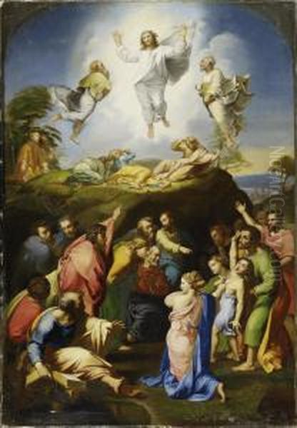 Transfiguration Of Christ Oil Painting by Raphael