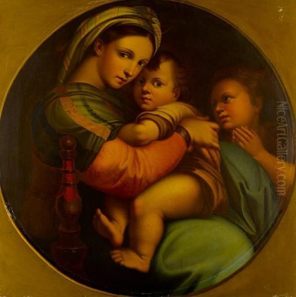 Madonna Della Sedia Oil Painting by Raphael