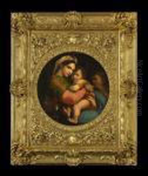 Madonna Of The Chair Oil Painting by Raphael