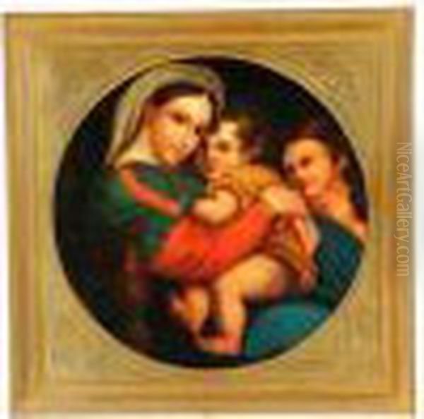 Madonna Oil Painting by Raphael