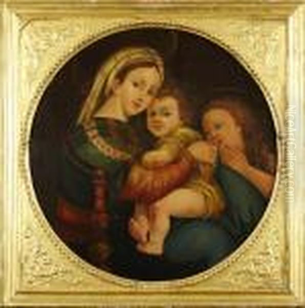 Madonna Della
Seggiola Oil Painting by Raphael