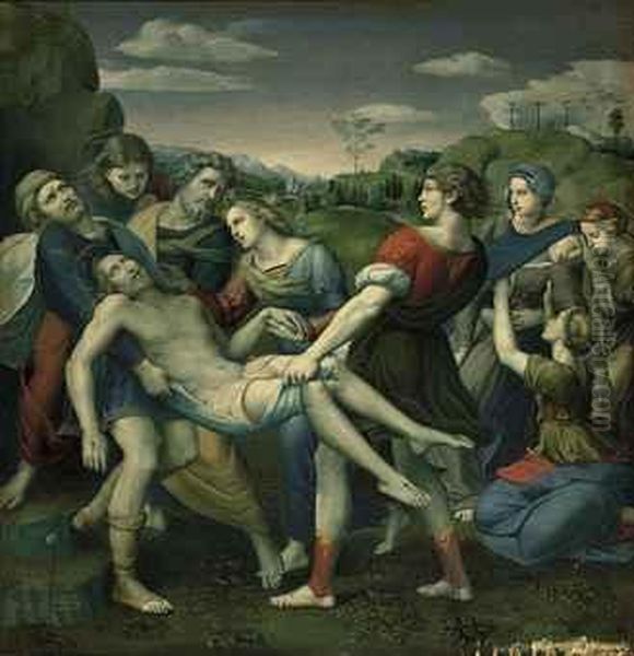 The Entombment Oil Painting by Raphael