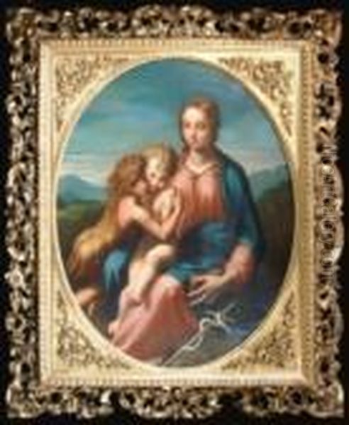 Vierge A
L'enfant Oil Painting by Raphael