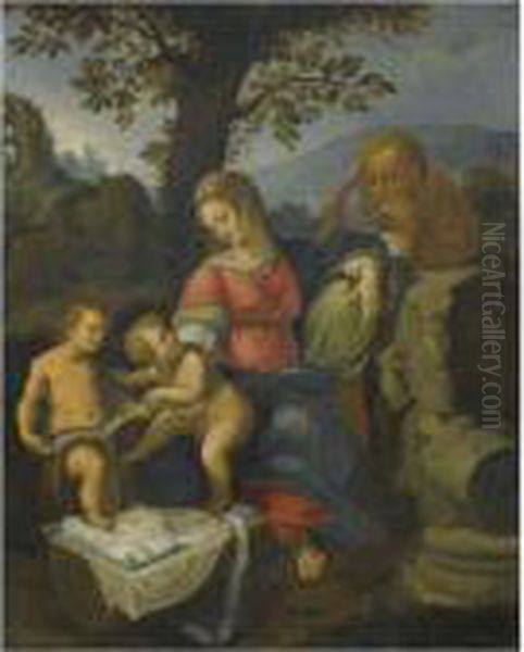 The Madonna Della Quercia Oil Painting by Raphael