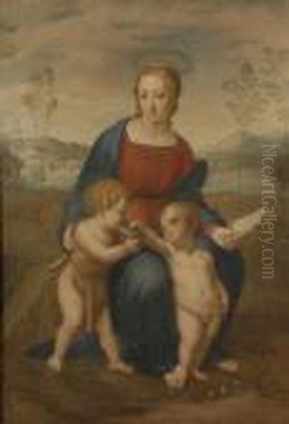 Madonna Of The Goldfinch Oil Painting by Raphael