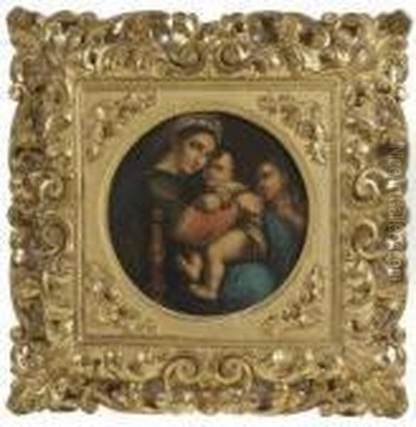 Madonna Of The Chair Oil Painting by Raphael