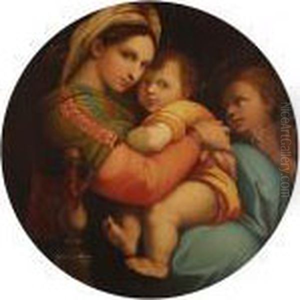 Madonna And Child Oil Painting by Raphael