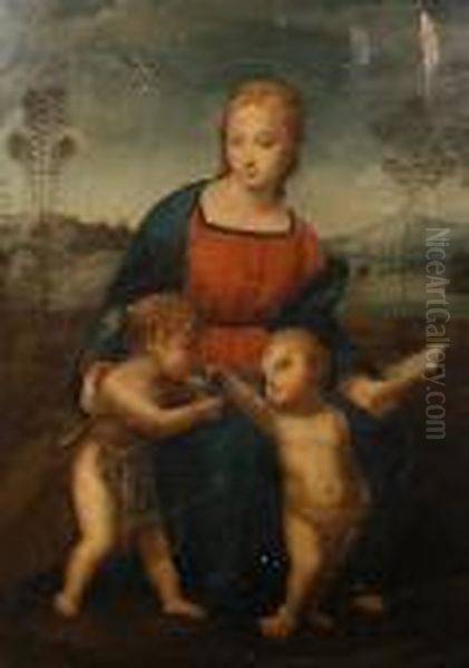Madonna Of The Goldfinch Oil Painting by Raphael