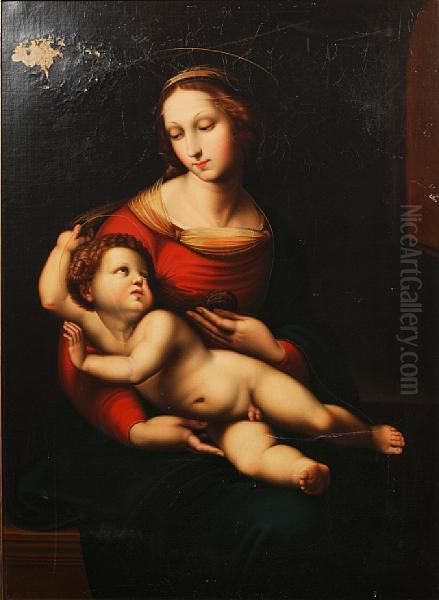 Madonna And Child Oil Painting by Raphael