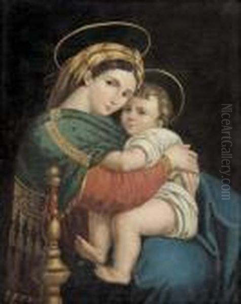 Madonna Della Seggiola Oil Painting by Raphael