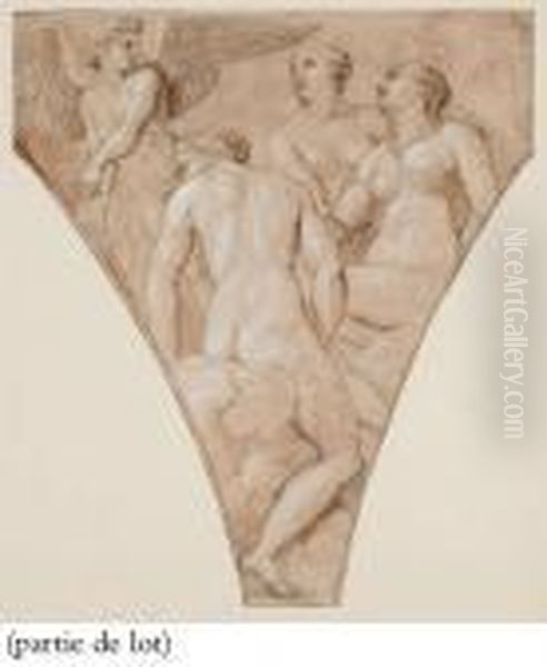 Les Trois Graces Avec L'amour Oil Painting by Raphael