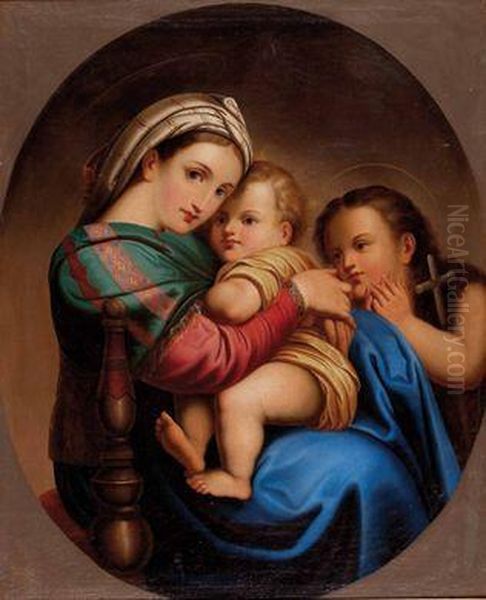 Madonna Della Sedia Oil Painting by Raphael