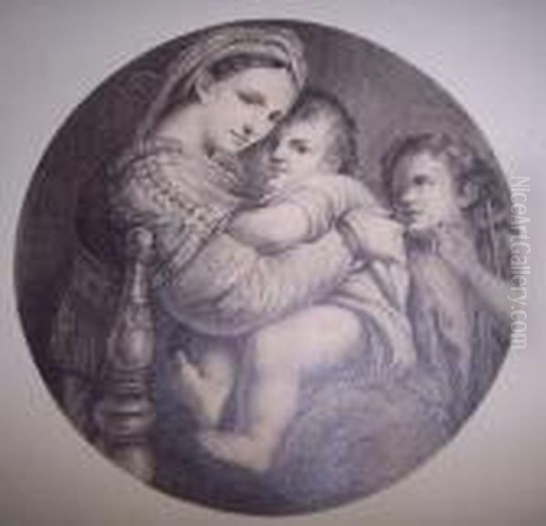 The Madonna, Christ Child And St John Oil Painting by Raphael