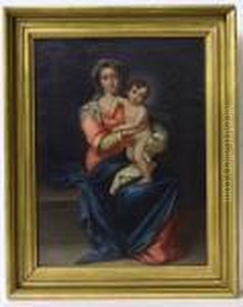 Maria En Jezuskind Oil Painting by Raphael