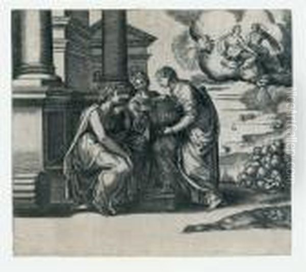 The Story Of Cupid And Psyche Oil Painting by Raphael