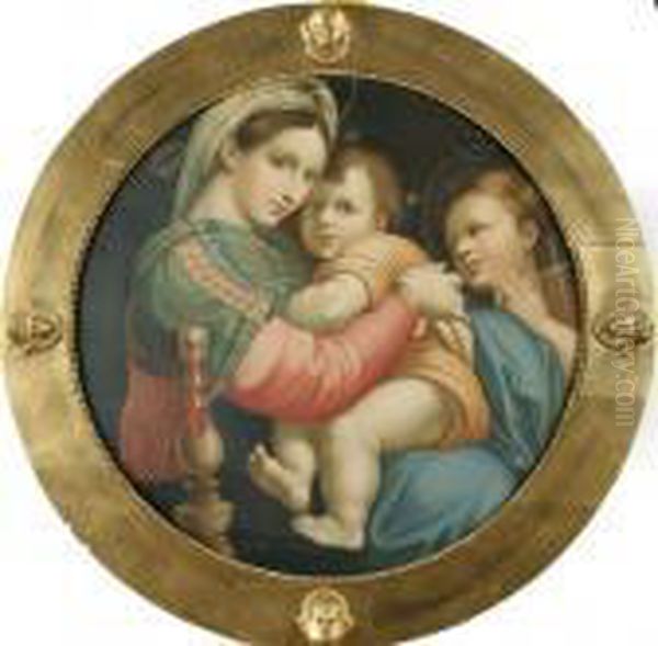 Madonna De La Silla Oil Painting by Raphael
