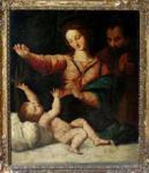 The Madonna Of The Veil Oil Painting by Raphael