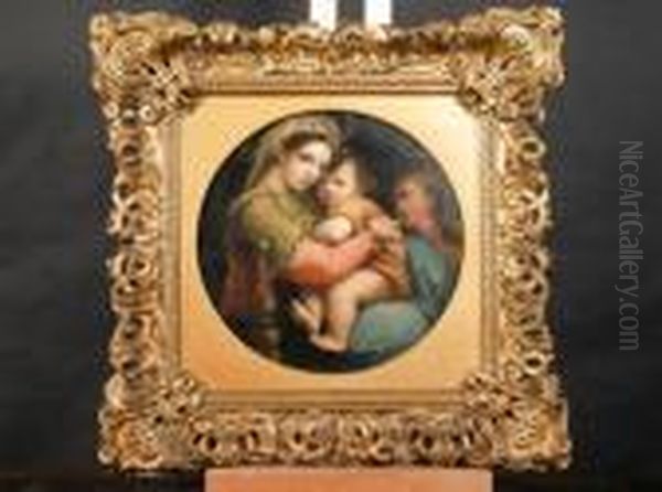 La Madonna Della Sedia Oil Painting by Raphael