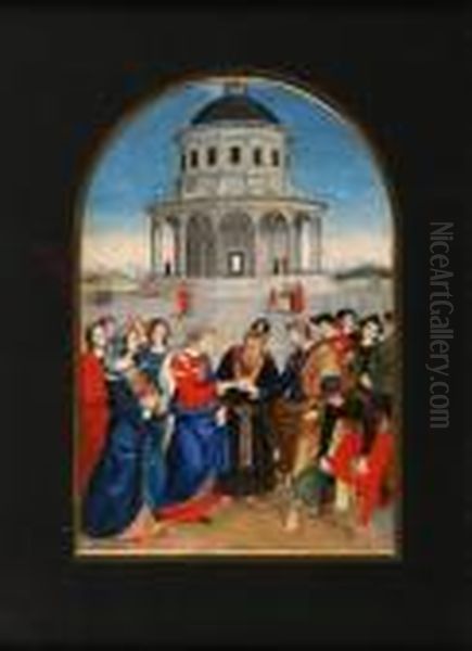 Sposalizio Della Virgine Oil Painting by Raphael