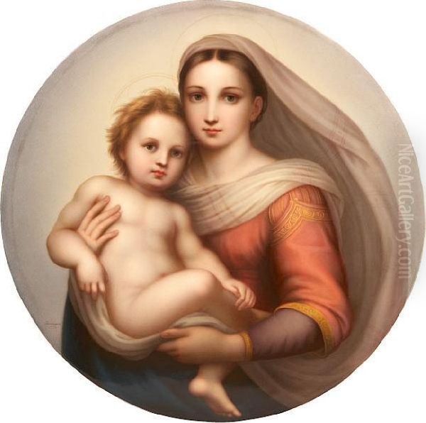 Sistine Madonna Oil Painting by Raphael