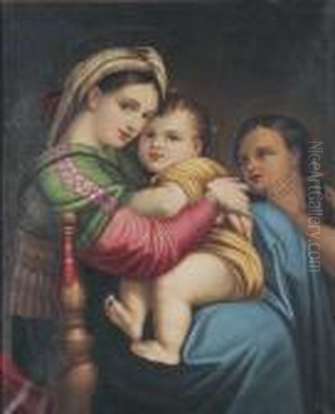 Madonna Della Sedia Oil Painting by Raphael