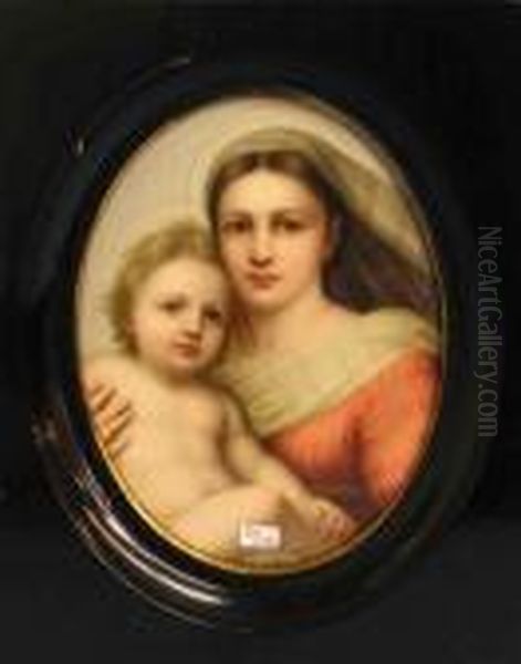 Madonna Mit Kind Oil Painting by Raphael