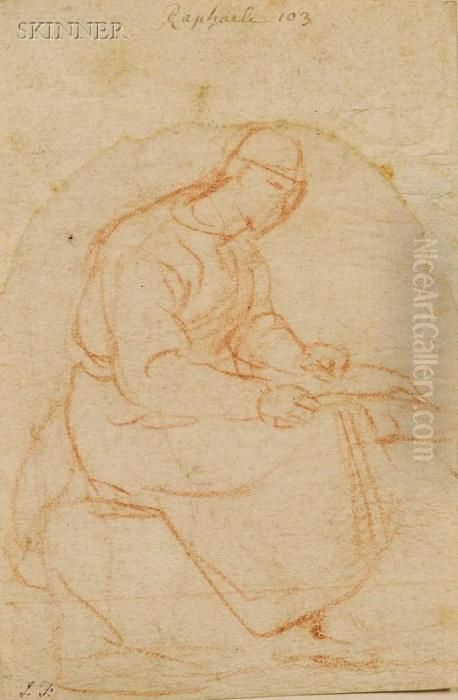Seated Figure Oil Painting by Raphael