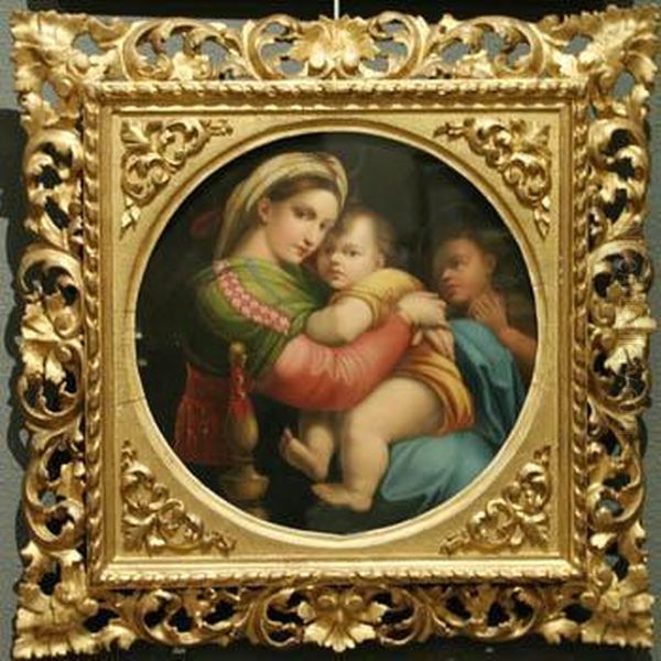 La Virgen De La Silla Oil Painting by Raphael