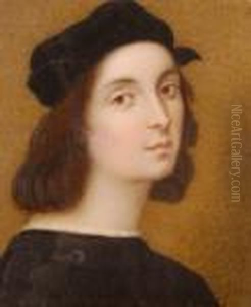 Portrait Of The Artist Oil Painting by Raphael