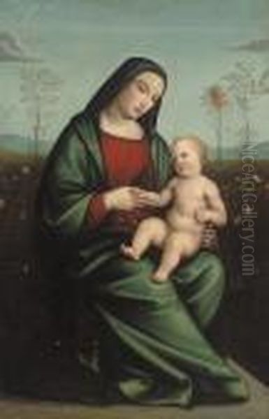 The Madonna And Child Oil Painting by Raphael