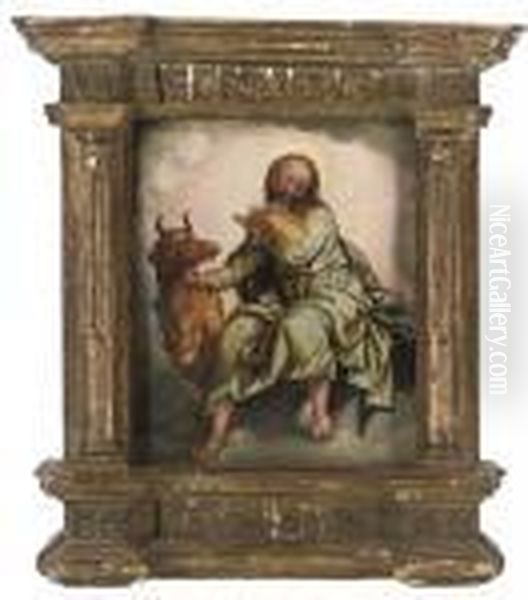 Saint Luke Oil Painting by Raphael