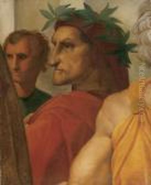 Portraitof Dante Allighieri Oil Painting by Raphael