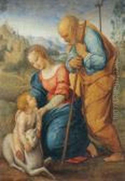 The Holy Family Oil Painting by Raphael