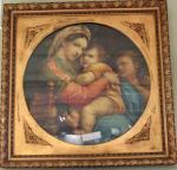 Madonna Della Sedia. Ramen Oil Painting by Raphael