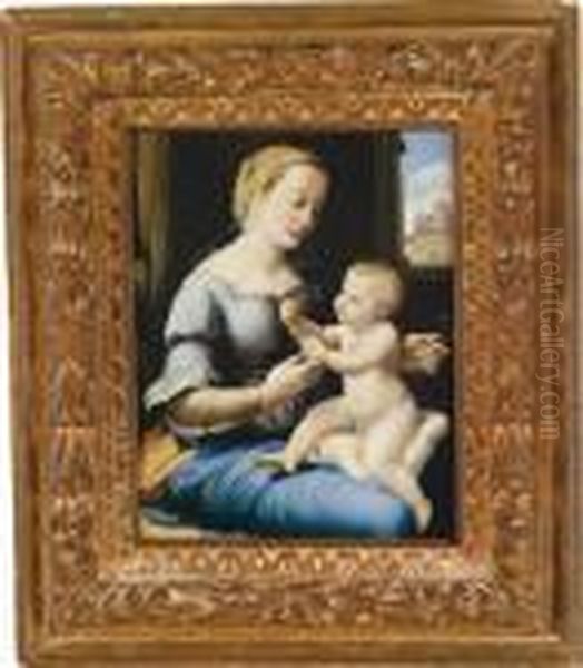 La Madonna Deigarofani Oil Painting by Raphael