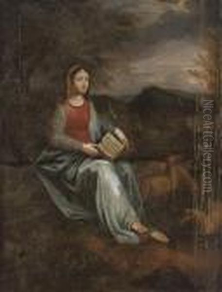 The Madonna In A Landscape Oil Painting by Raphael