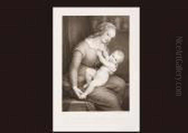 Mother And Child [h.dupont Version] Oil Painting by Raphael