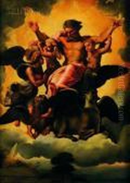 Ezekiel's Vision Oil Painting by Raphael