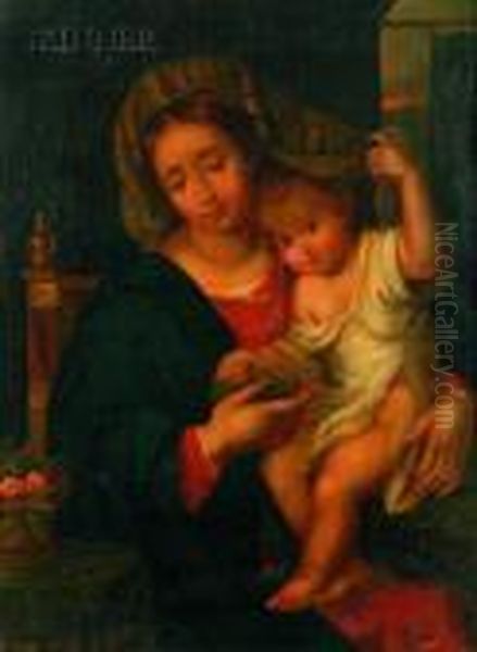 Madonna And Child Oil Painting by Raphael