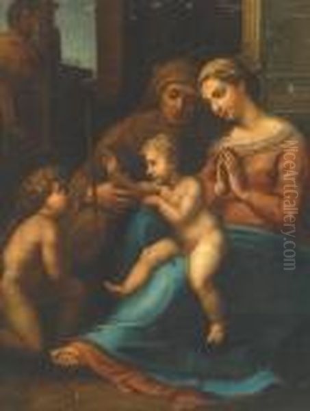 The Holy Family Oil Painting by Raphael