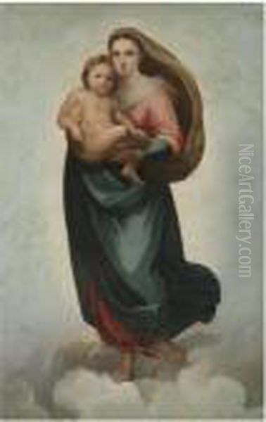 The 'sistine Madonna' Oil Painting by Raphael