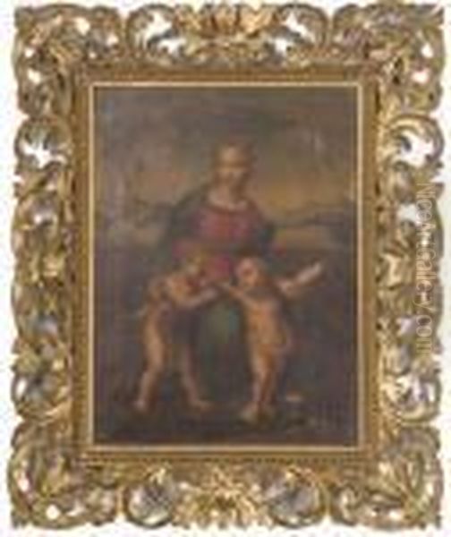 The Madonna Of The Goldfinch Oil Painting by Raphael