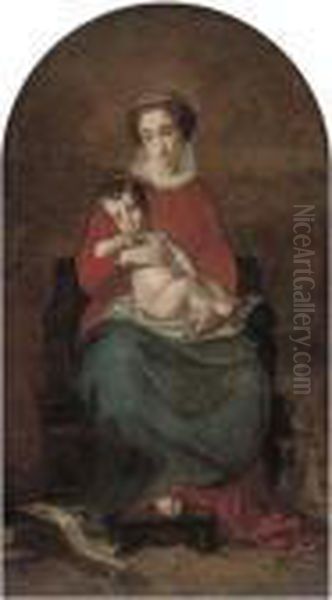 Madonna And Child Oil Painting by Raphael