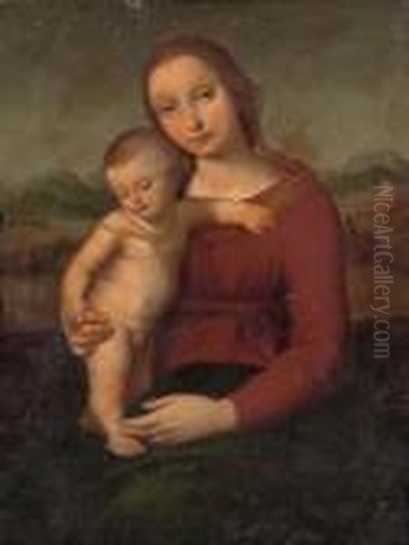 The Madonna And Child Oil Painting by Raphael