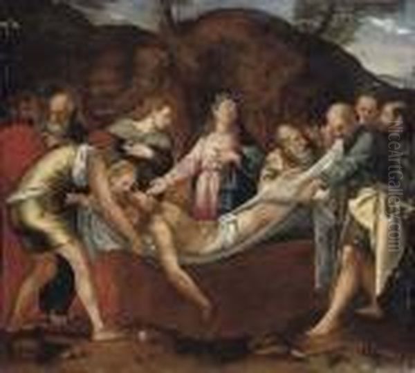The Entombment Oil Painting by Raphael