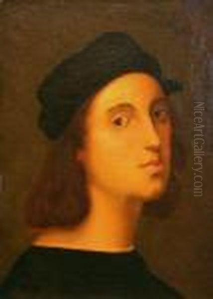 Portrait Of The Artist Oil Painting by Raphael