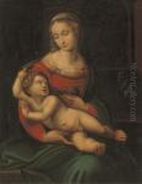 The Madonna And Child Oil Painting by Raphael