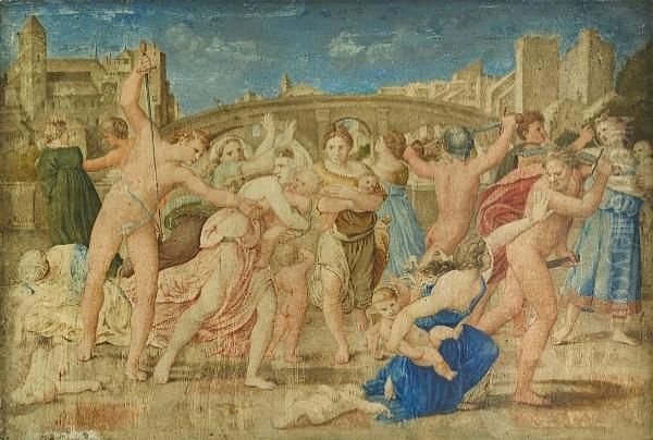 The Massacre Of The Innocents Oil Painting by Raphael