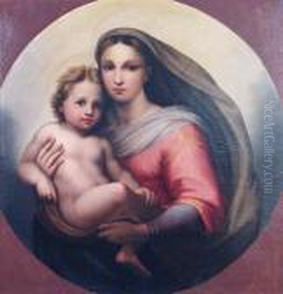 The Madonna And Child Oil Painting by Raphael