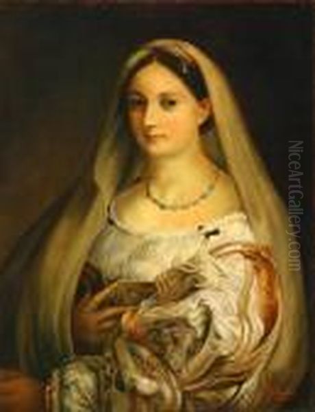 La Donna Velata Oil Painting by Raphael